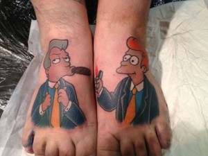 Feet tattoos