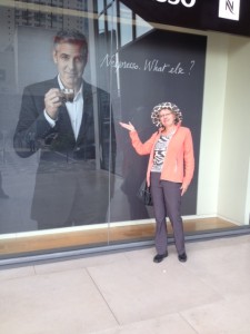 George Clooney street corner