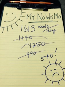 MYNoWriMo legal pad